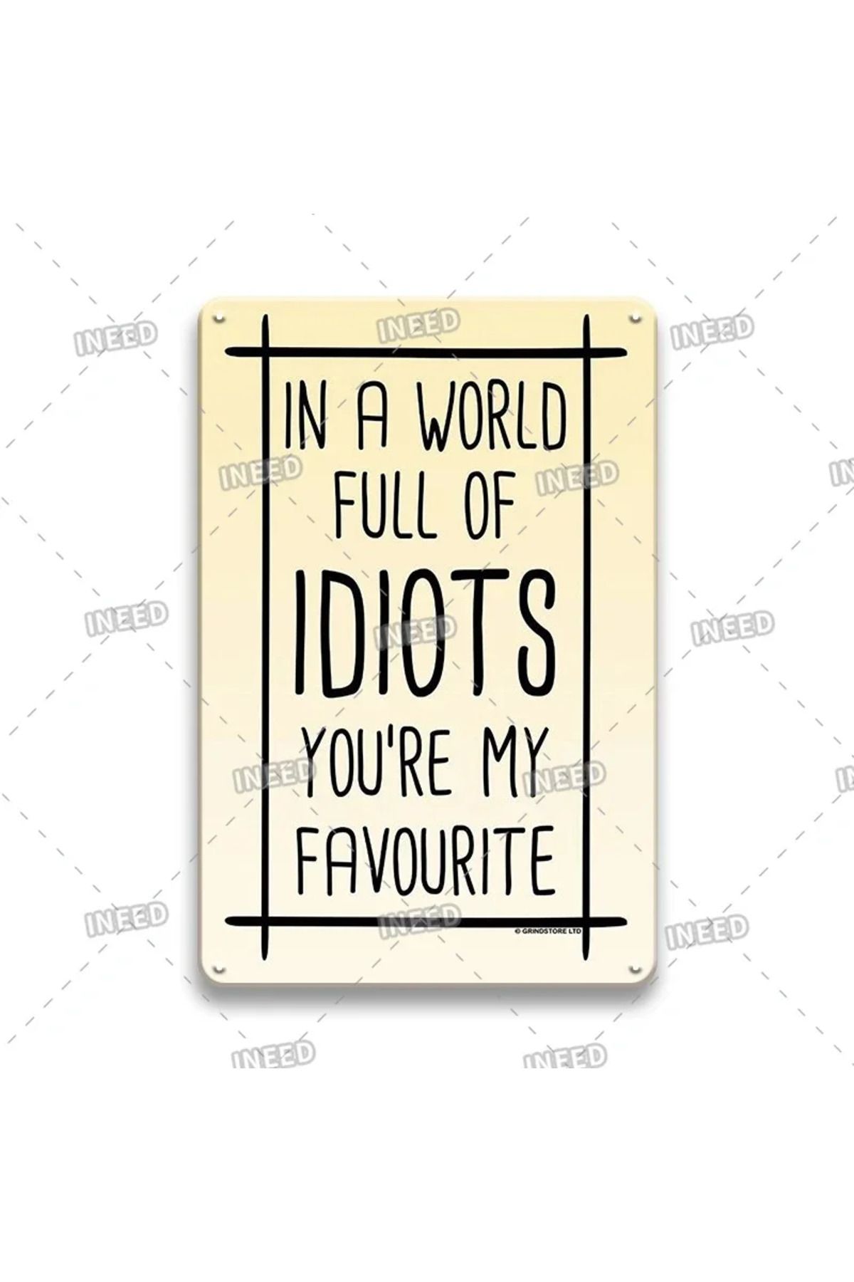 Choice-1pc Retro Vintage Metal Tin Signs Funny Sentence Plaque Humor Sayings Sign for Office Toile Pub H... 1