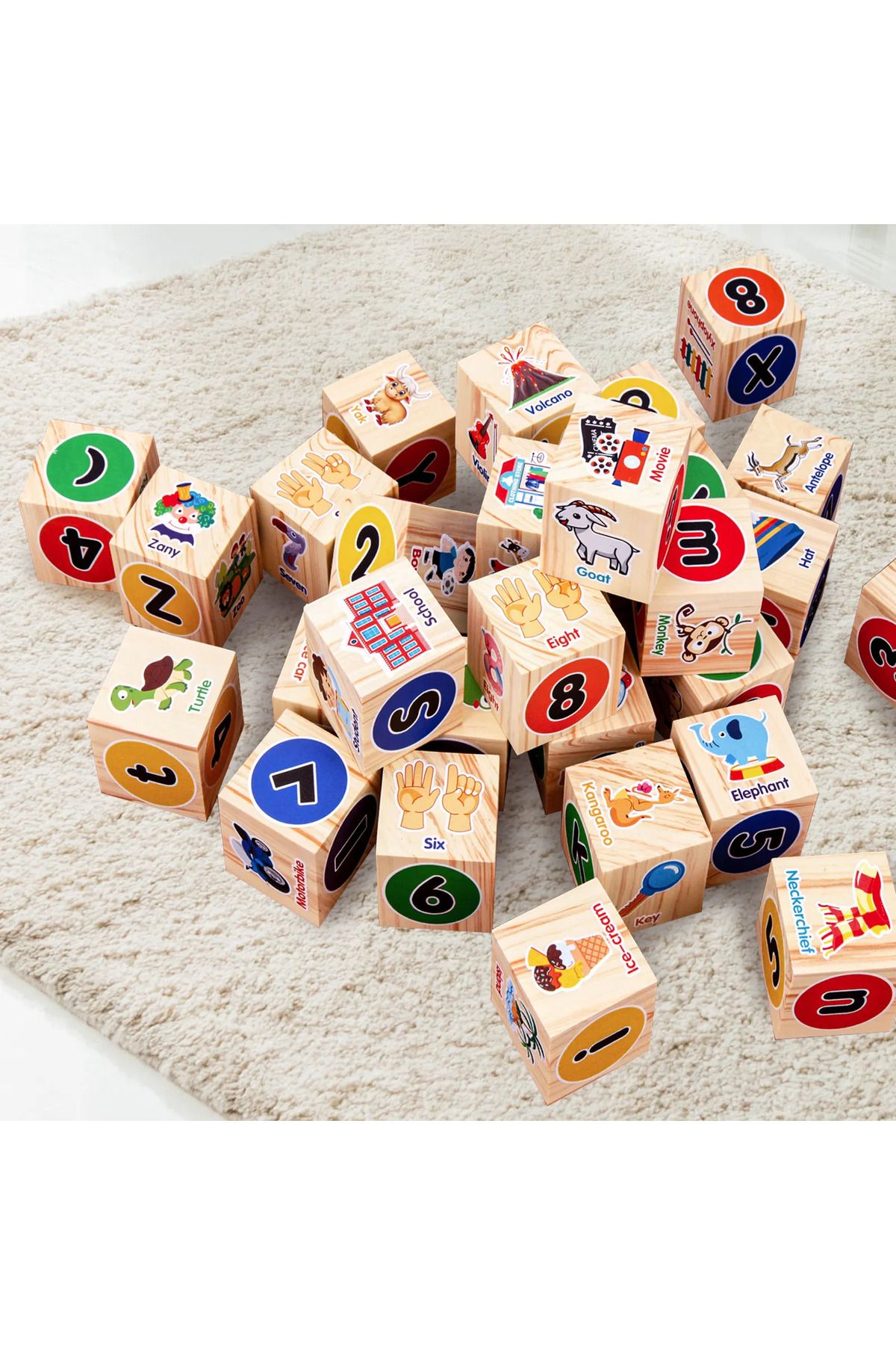 Choice-ABC Stacking Blocks Children Building Puzzle Kids 3D EVA Big Cubes Soft Sponge Foam Block Toys Ed... 5