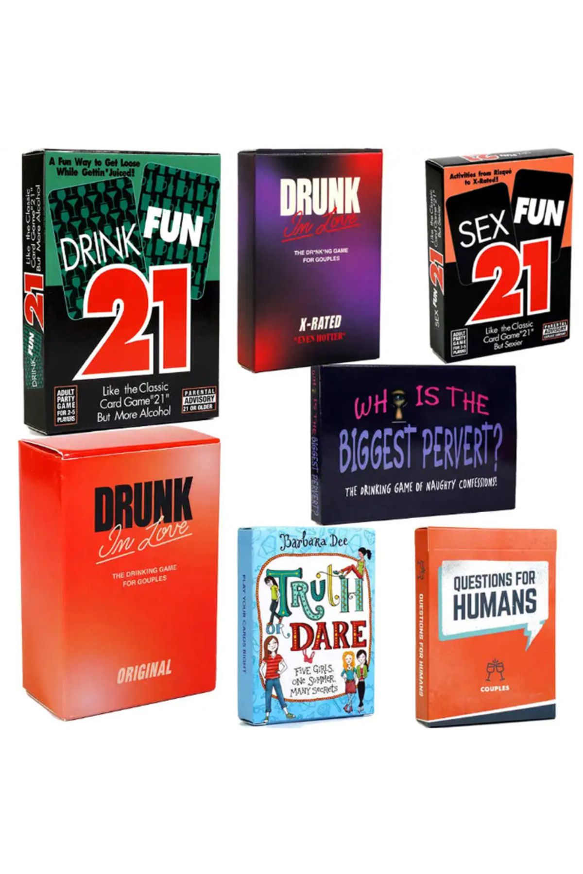 Choice-Drink Fun 21 Card Game A Hilarious Drinking Card Game Like The Classic Card Game 21 But More Alco... 2