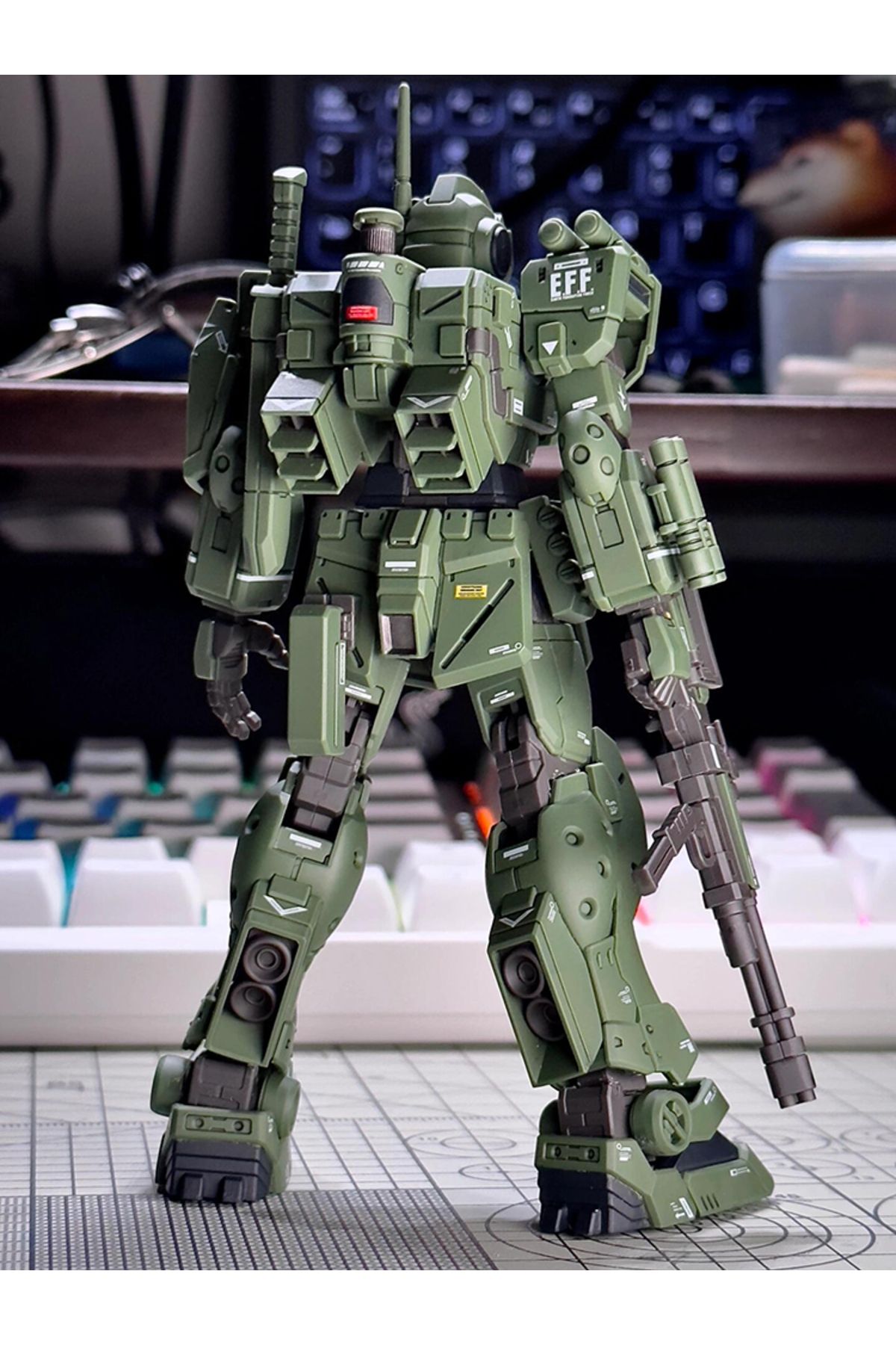 Choice-1/144 XFS HG RGM-79S GM Spartan Assembly Model Kit Collection Decorate Model Action Figures Fiugr... 7