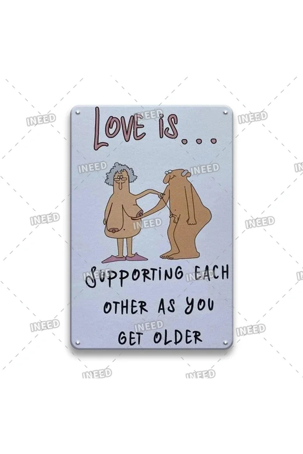 Choice-1pc Retro Vintage Metal Tin Signs Funny Sentence Plaque Humor Sayings Sign for Office Toile Pub H... 4