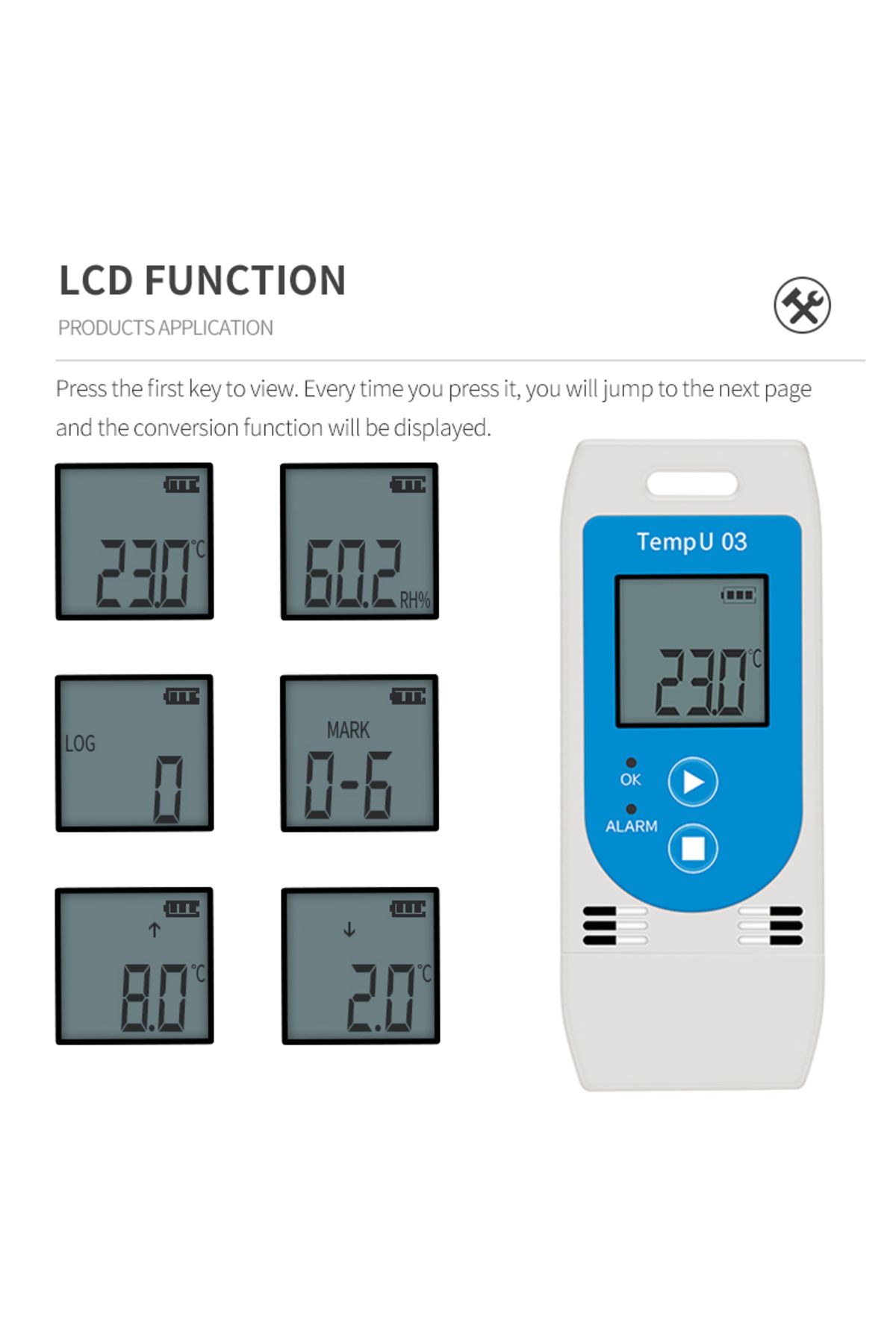 JUANJUAN-TempU 03 USB Temp & Humidity Data Logger Reusable RH TEMP Data Logger Recorder Humiture Recording... 4