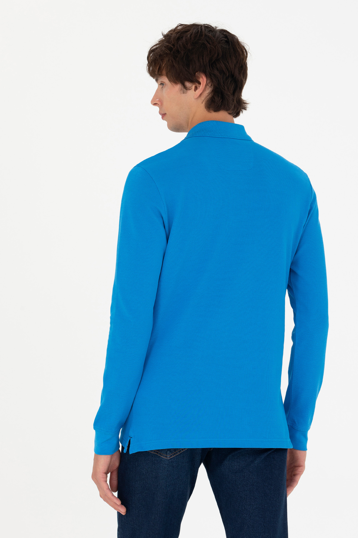 سویشرت مردانه کبالت U.S. Polo Assn. مدل 50276503-VR077 — 5