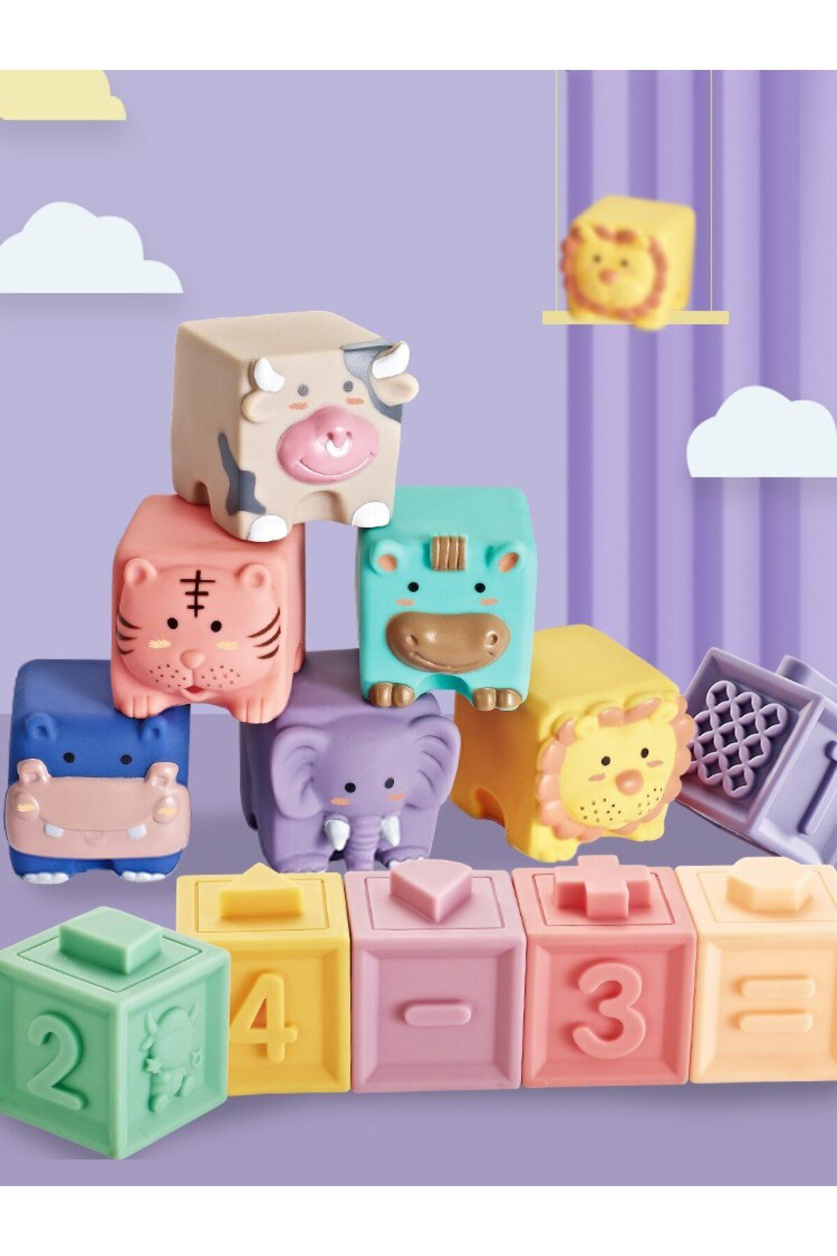 Choice-Baby Blocks Soft Building Blocks Toys for 6 Months Up Toddlers Soft Blocks for Toddlers.Squeeze B... 8