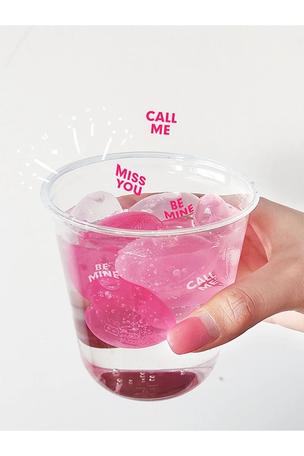 Choice-Leeseph 15pcs Reusable Ice Cube, Washable Non-Melting Plastic Heart Shape Ice Cubes for Drinks, W... 8
