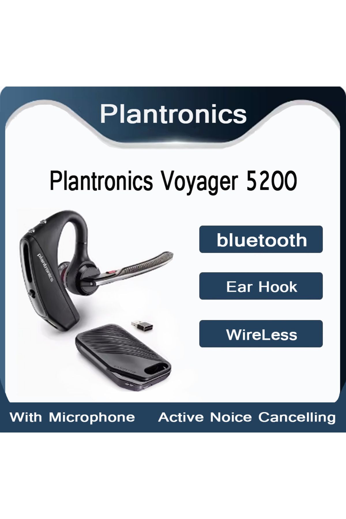Choice-Poly PLT Voyager 5200-5200 UC Bluetooth Wireless Headset Noise Reduction Business Earphone Softwa... 3