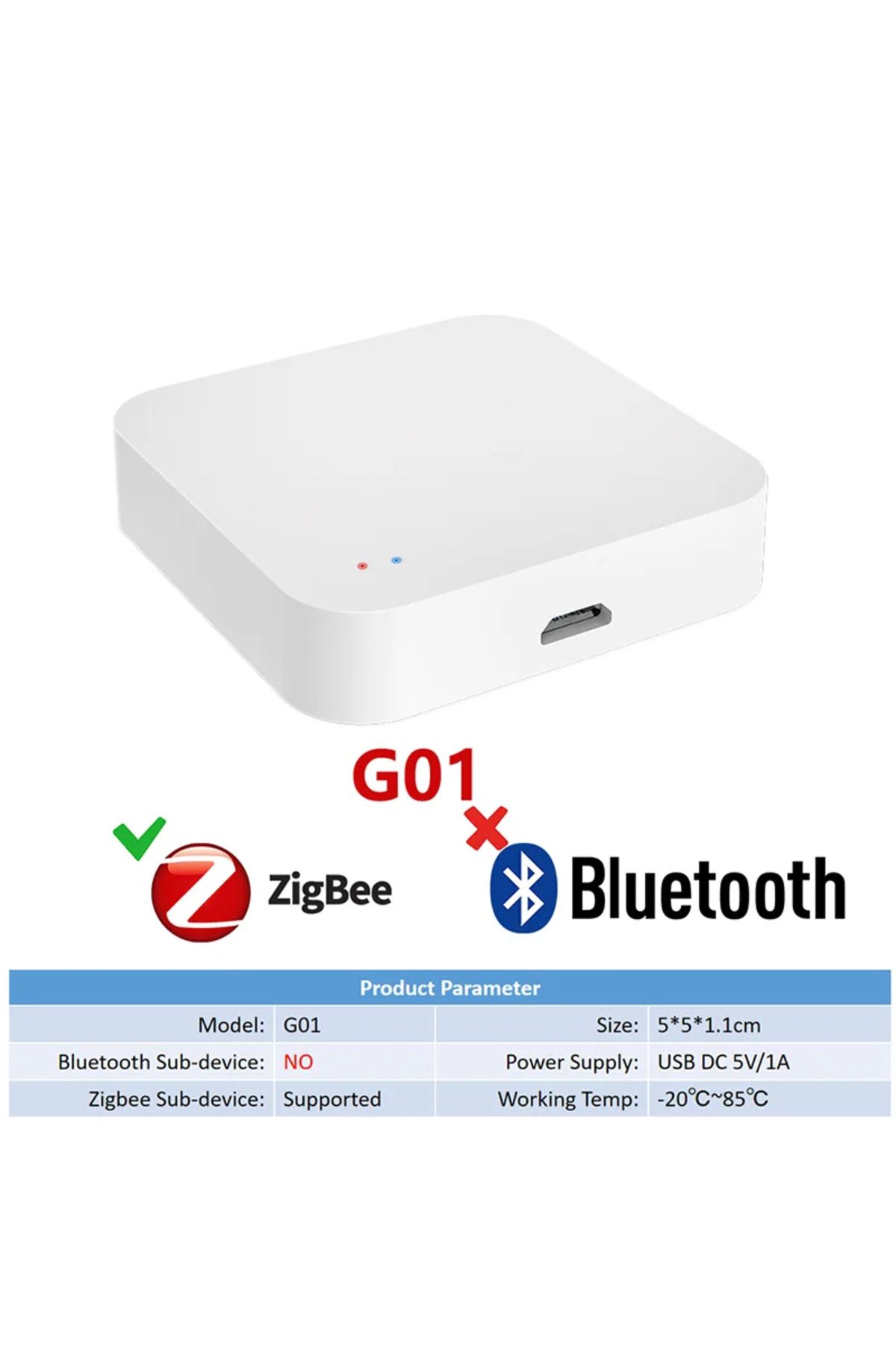 Choice-Tuya Zigbee Wireless Hub Gateway For Smart Home Automation for Zigbee Devices Via Smart Life 6