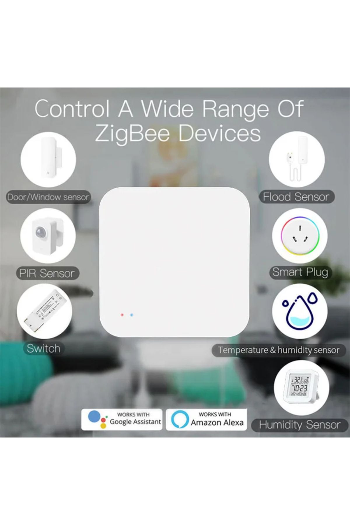 Choice-Tuya Zigbee Wireless Hub Gateway For Smart Home Automation for Zigbee Devices Via Smart Life 3