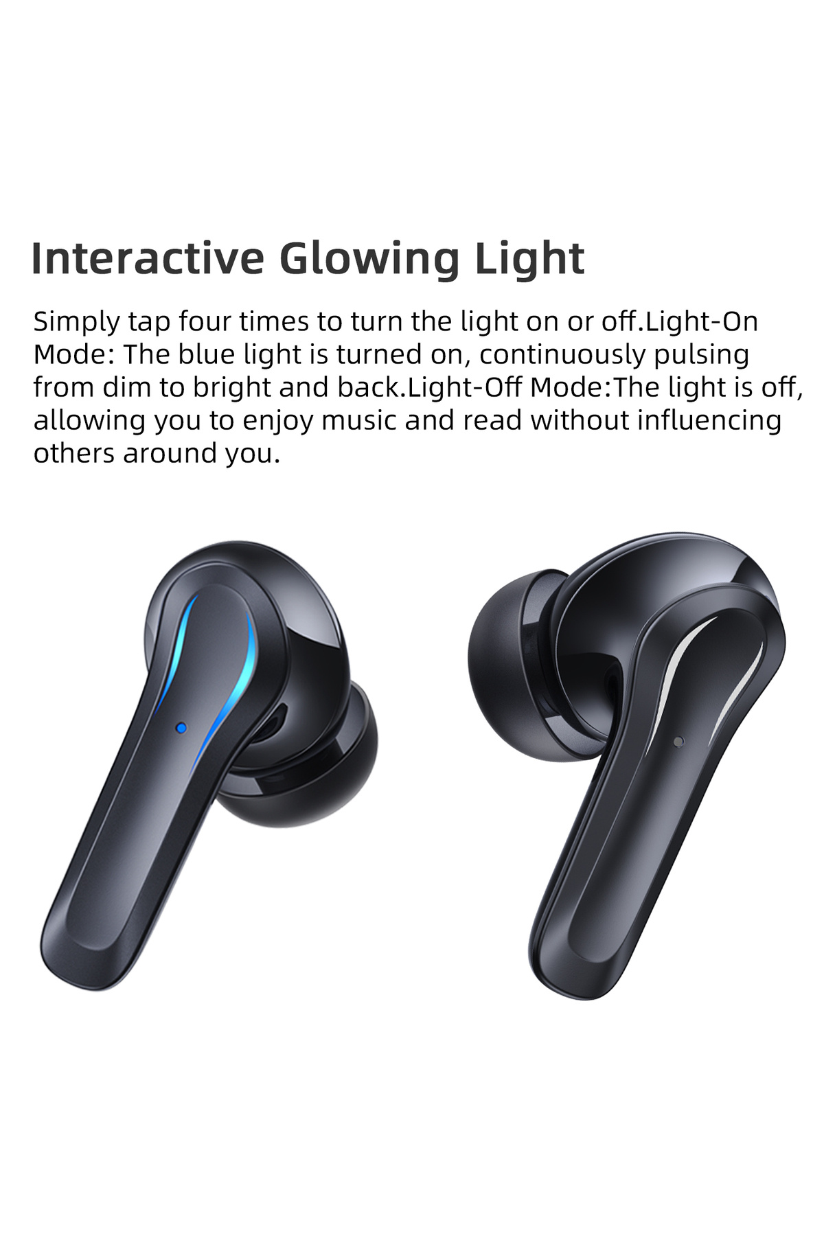 Choice-VANIR Wireless Bluetooth Earbuds,AI Noise Canceling,Call Noise Reduction, In-ear Earphones,IP55 W... 3
