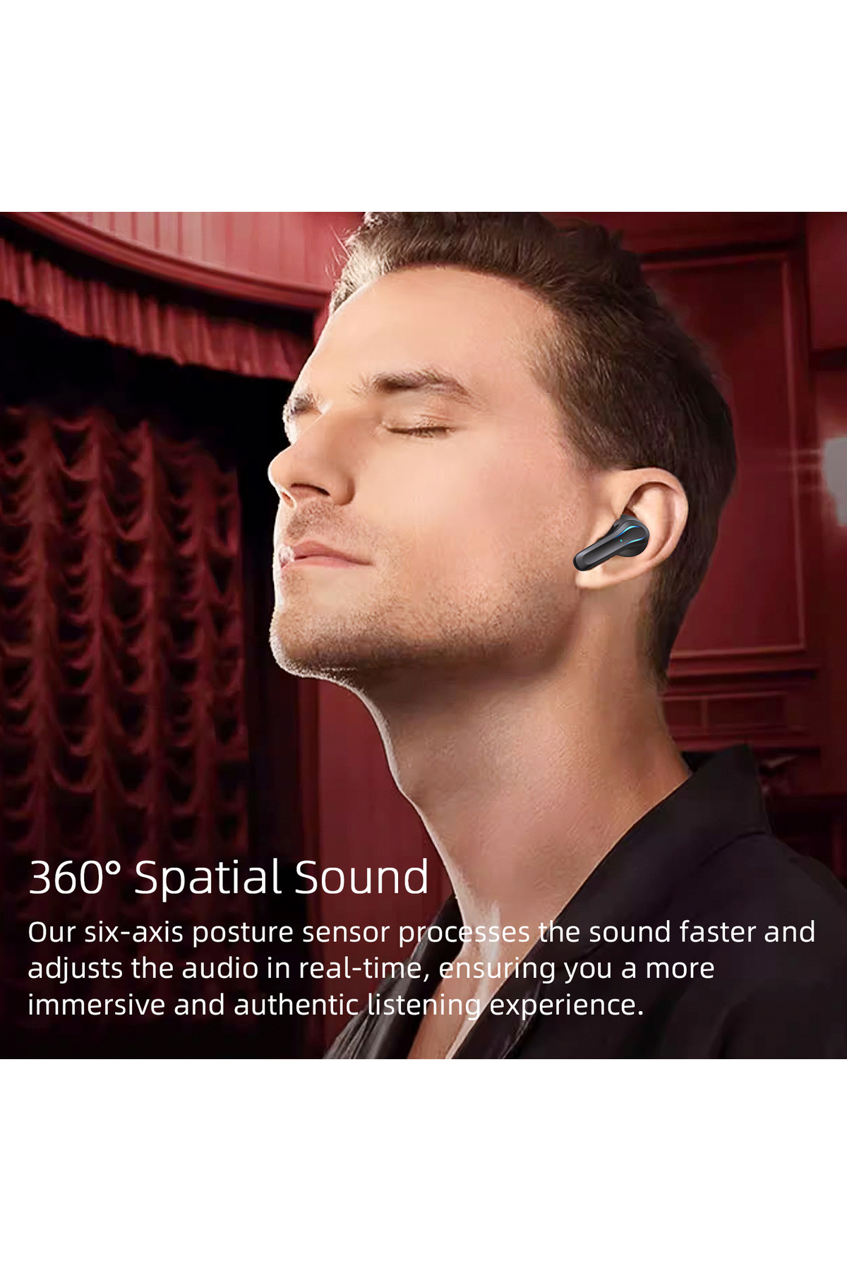 Choice-VANIR Wireless Bluetooth Earbuds,AI Noise Canceling,Call Noise Reduction, In-ear Earphones,IP55 W... 7
