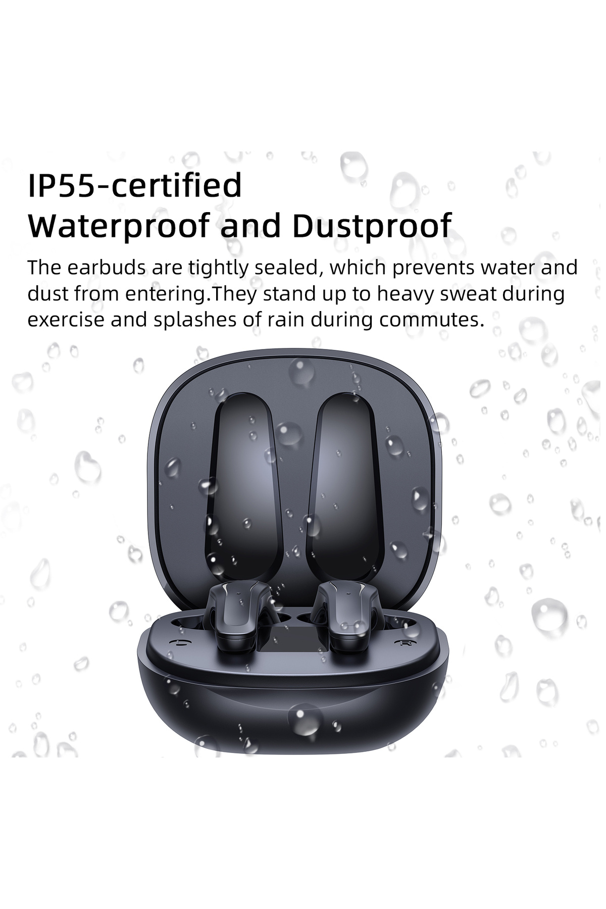 Choice-VANIR Wireless Bluetooth Earbuds,AI Noise Canceling,Call Noise Reduction, In-ear Earphones,IP55 W... 6