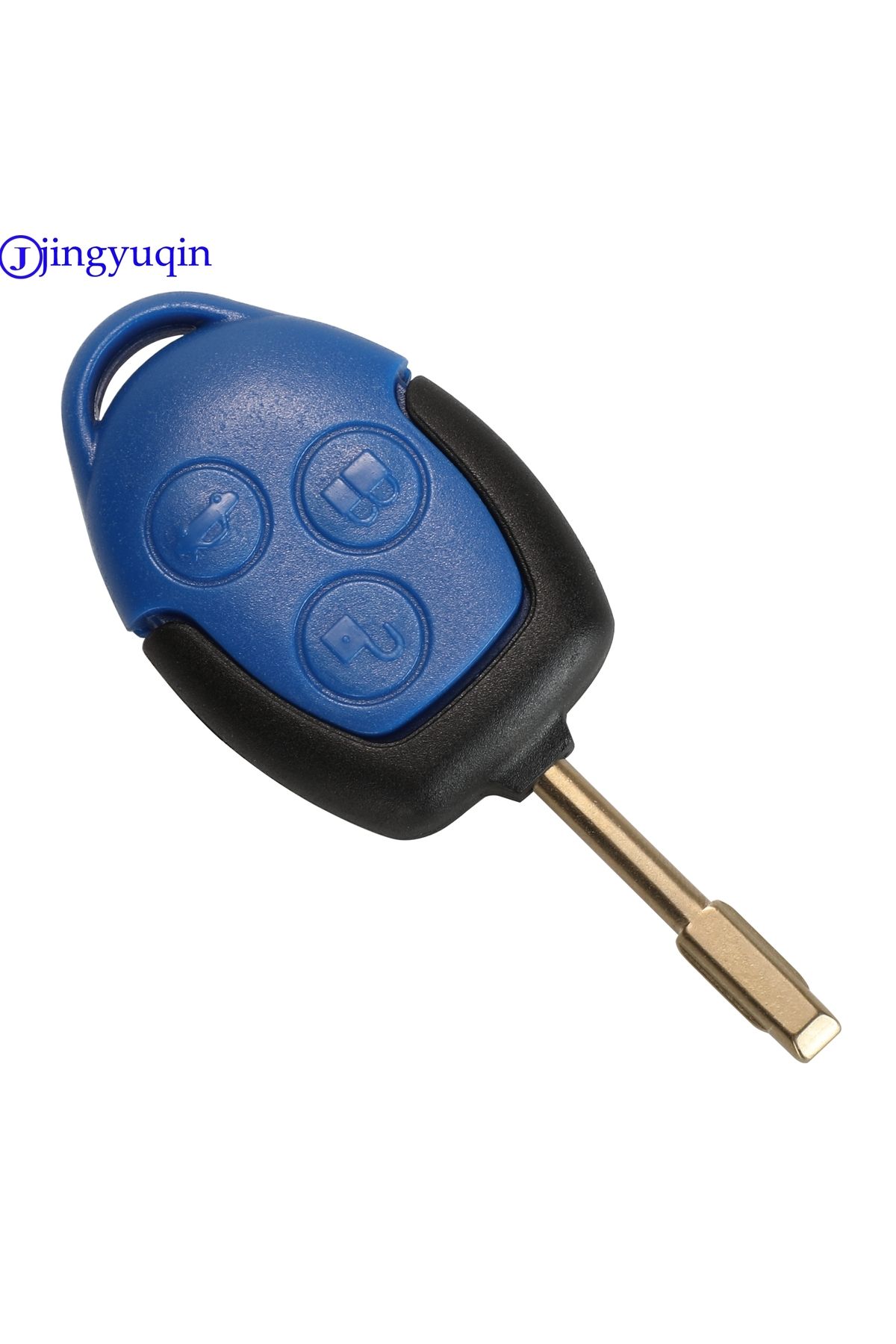 jingyuqin-10ps 3 Buttons Transit Connect Set Remote Car Key Shell Cover For Ford Transit Blue Case 3