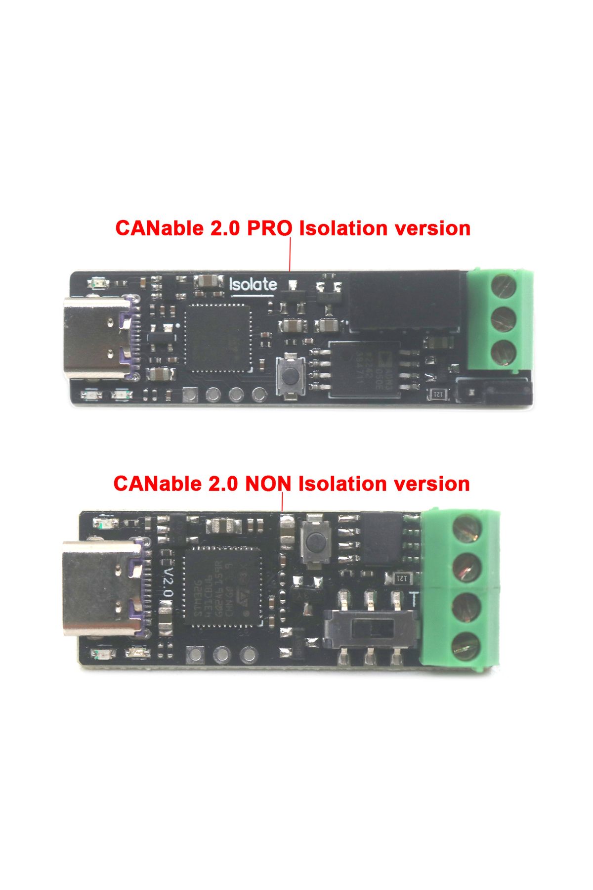 Choice-CANable 2.0 USB To CAN adapter analyzer CANFD SLCAN Cangaroo Candlelight SocketCAN Debugger CAN B... 4