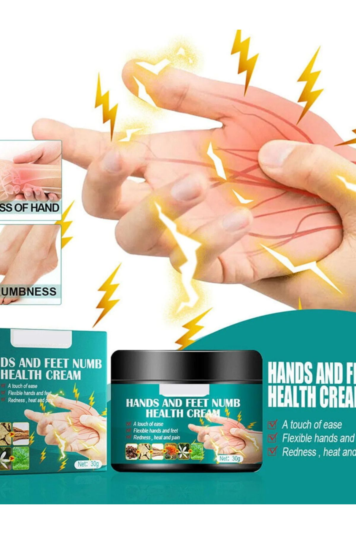 Choice-2024 New Numbness Creams For Hands And Feet Nerve Pain Relief Cream Neuropathy Pain Relief 8