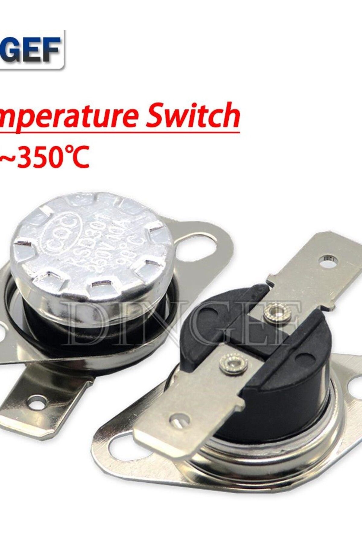Choice-KSD301 Bimetal thermostat 0C~350C Temperature Switch Thermal Control 75C 85C 95C 105C 125C 135C 1... 4