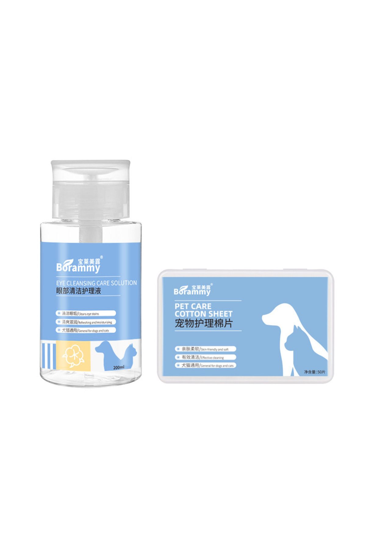 Choice-Pet Eye Drops for Dogs, Cats, and Dogs to Remove Tear Stains and Eye Cleansing Lotion with Cotton... 3