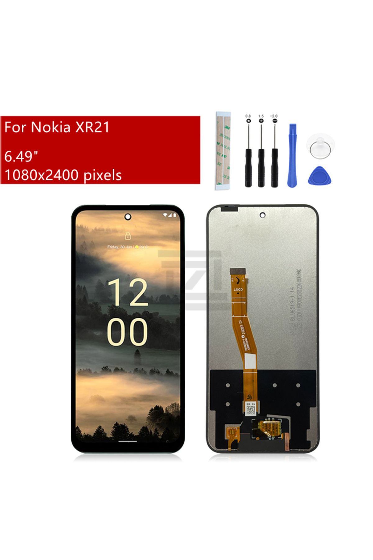 Choice-For Nokia XR21 LCD Display Touch Screen Digitizer Assembly With Frame Display Replacement Repair ... 8
