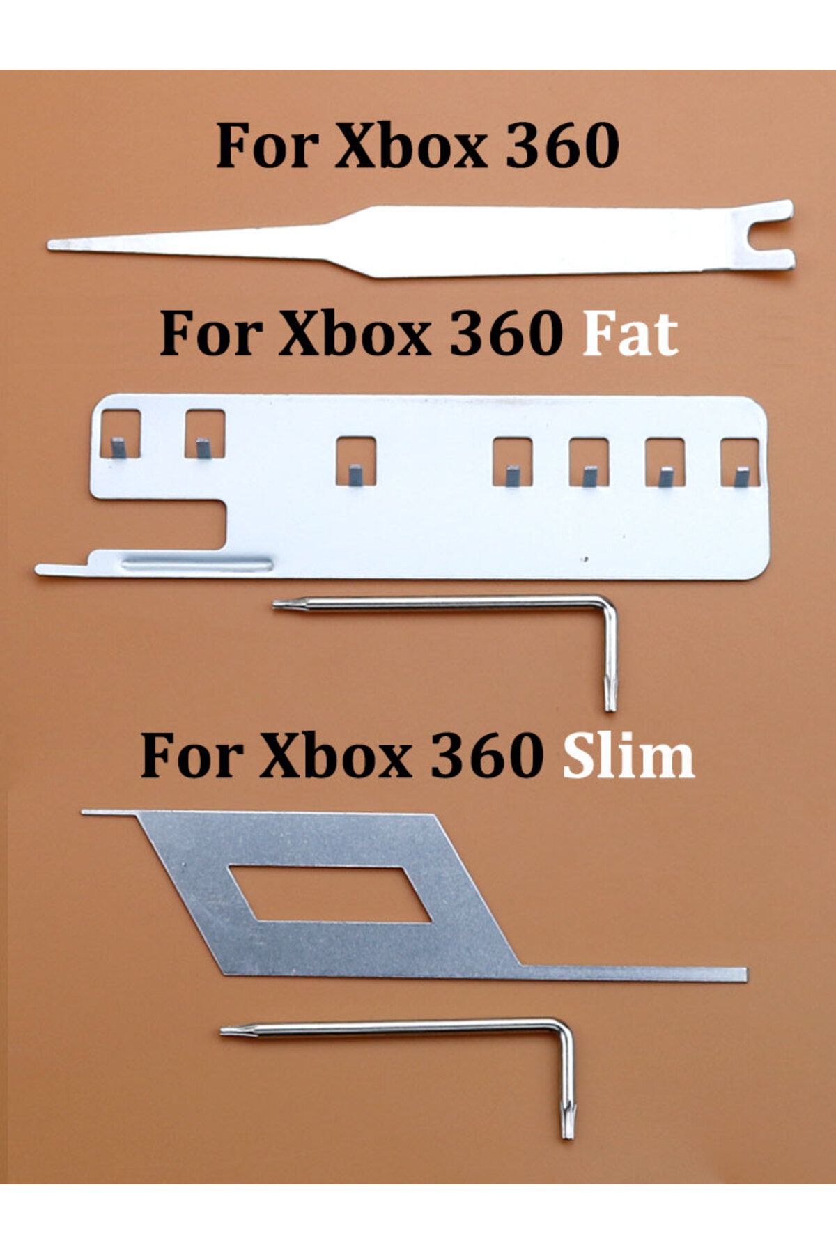 JCD-For Xbox360 Console X-Clamp Removal Tool For Xbox 360 Slim Fat Console Host Shell Opening Too... 8