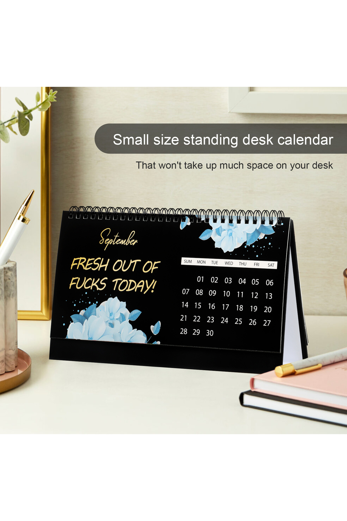 Choice 2025 Creative Flower Design Desk Calendar Working Diary Planner