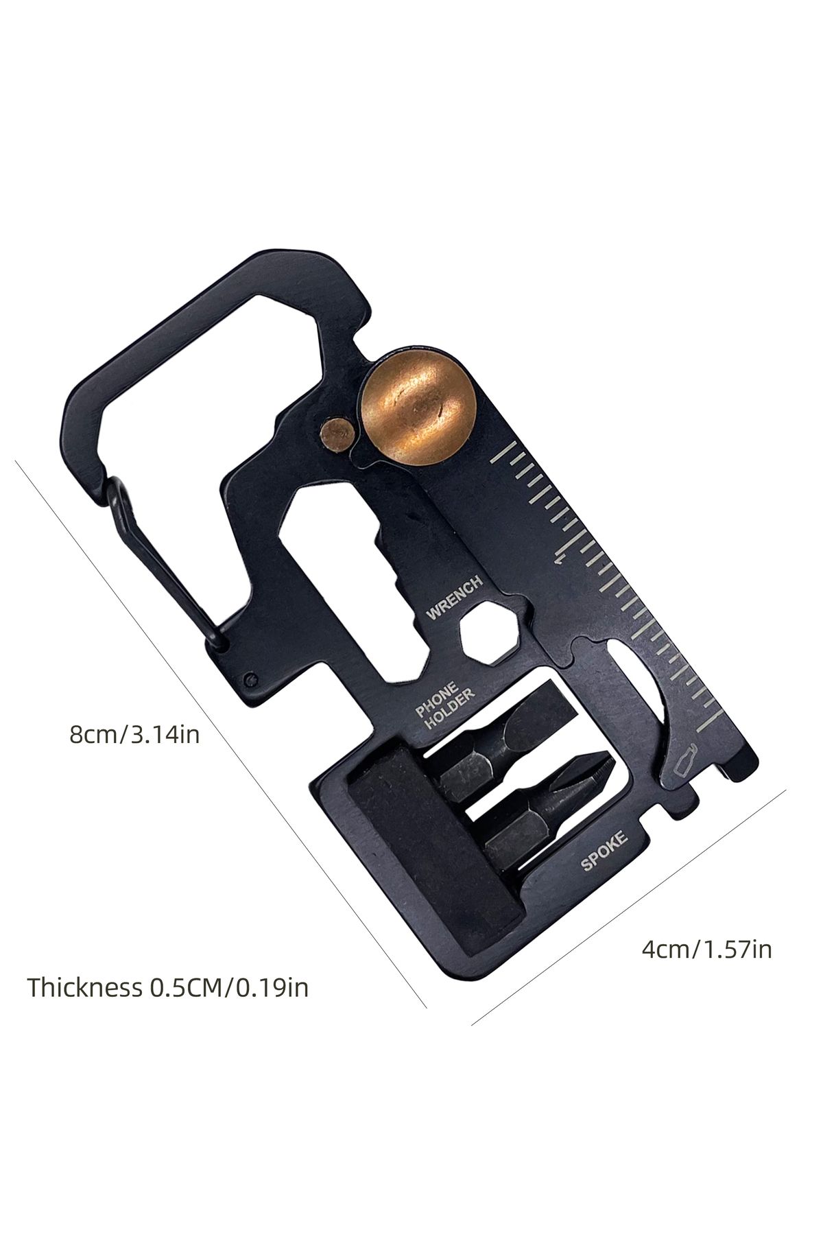 Choice-Multi-tool Wallet Pocket Card - Credit Card Size Multi-function Bottle Opener, Can Opener, Pocket... 6