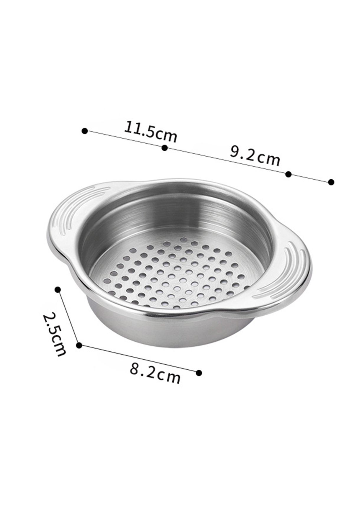 Choice-Stainless Steel Food Can Strainer Sieve Metal Tuna Press Lid Canning Colander Oil Drainer For Kit... 7