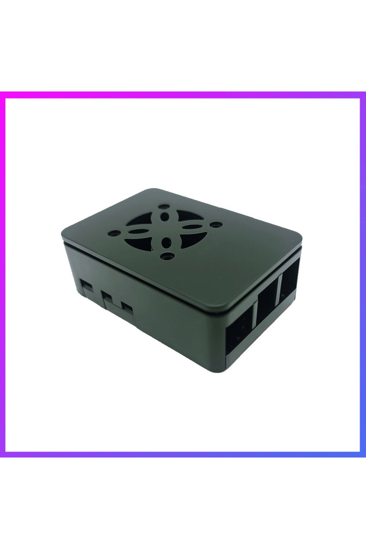 Choice-Raspberry Pi 5 Case ABS Shell Enclosure Box Black Housing compatible for Active Cooler for RPI 5 Pi5 1