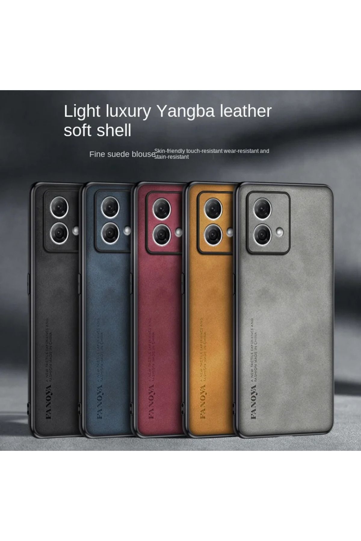 Choice-Soft PU leather Skin Slim Protective Back Cover Case For Motorola Moto G84 G54 G34 G24 G14 Edge 4... 3