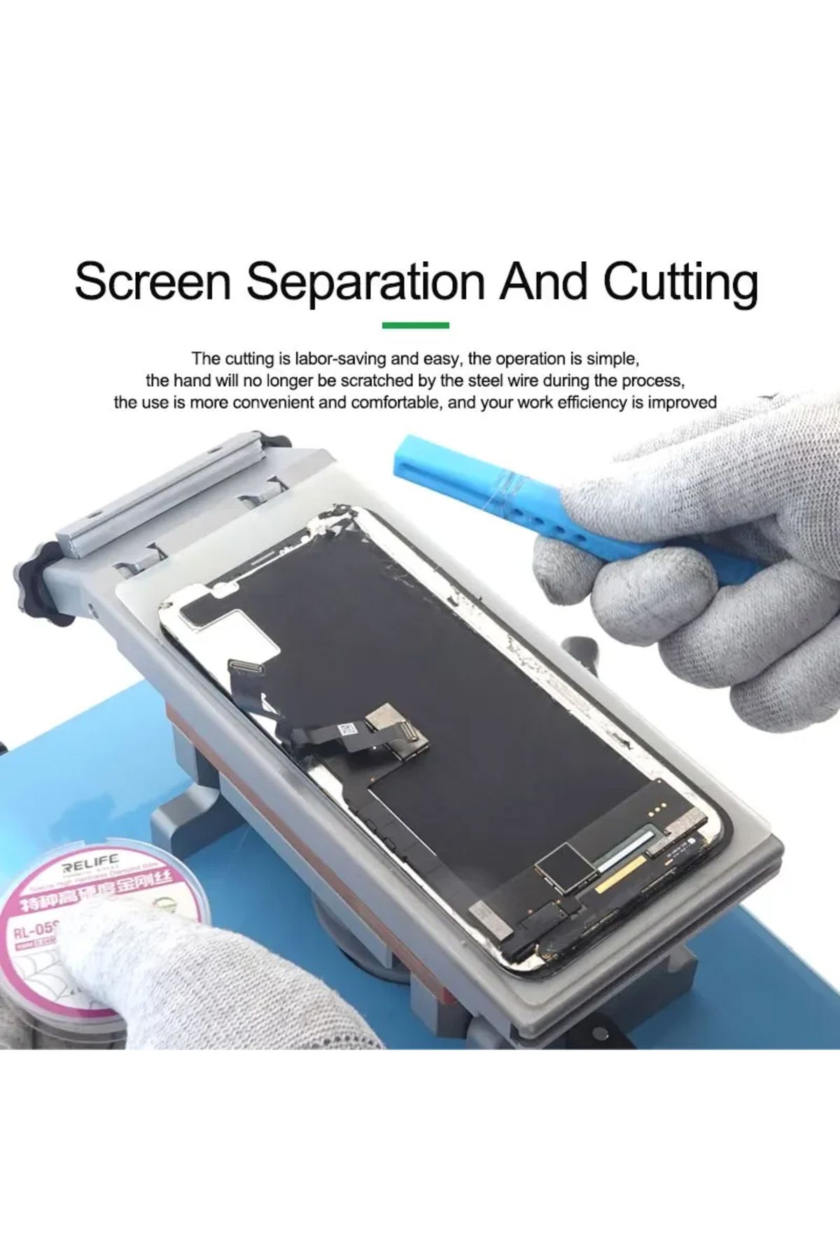 Choice-Relife RL-085 Cutting Wire Stick Screen Separation Wire Dissection Stick Cutting Line LCD Screen ... 3