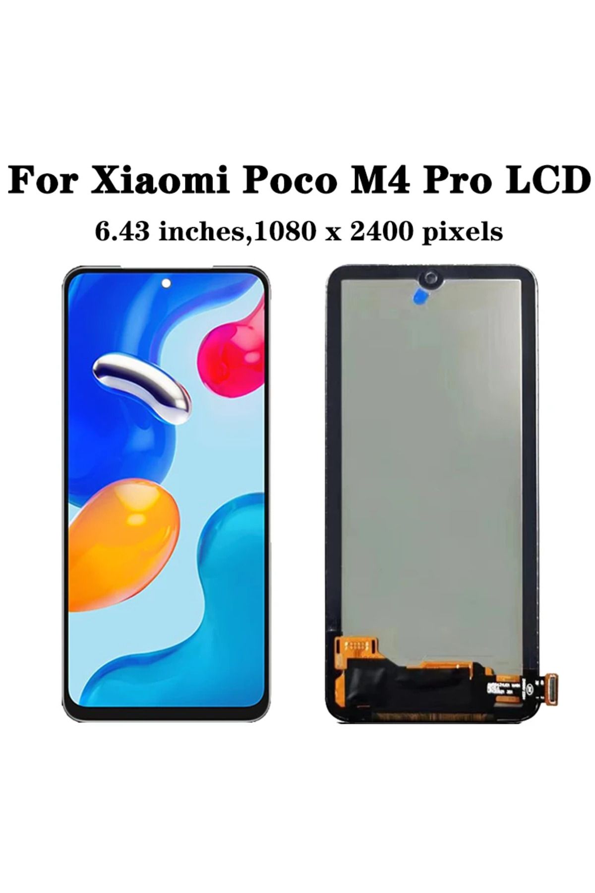 Choice-Tft No Frame Amoled Lcd For Xiaomi Poco M4 Pro 4g Lcd Display Touch Screen Panel For Poco M4 Pro M4p 2