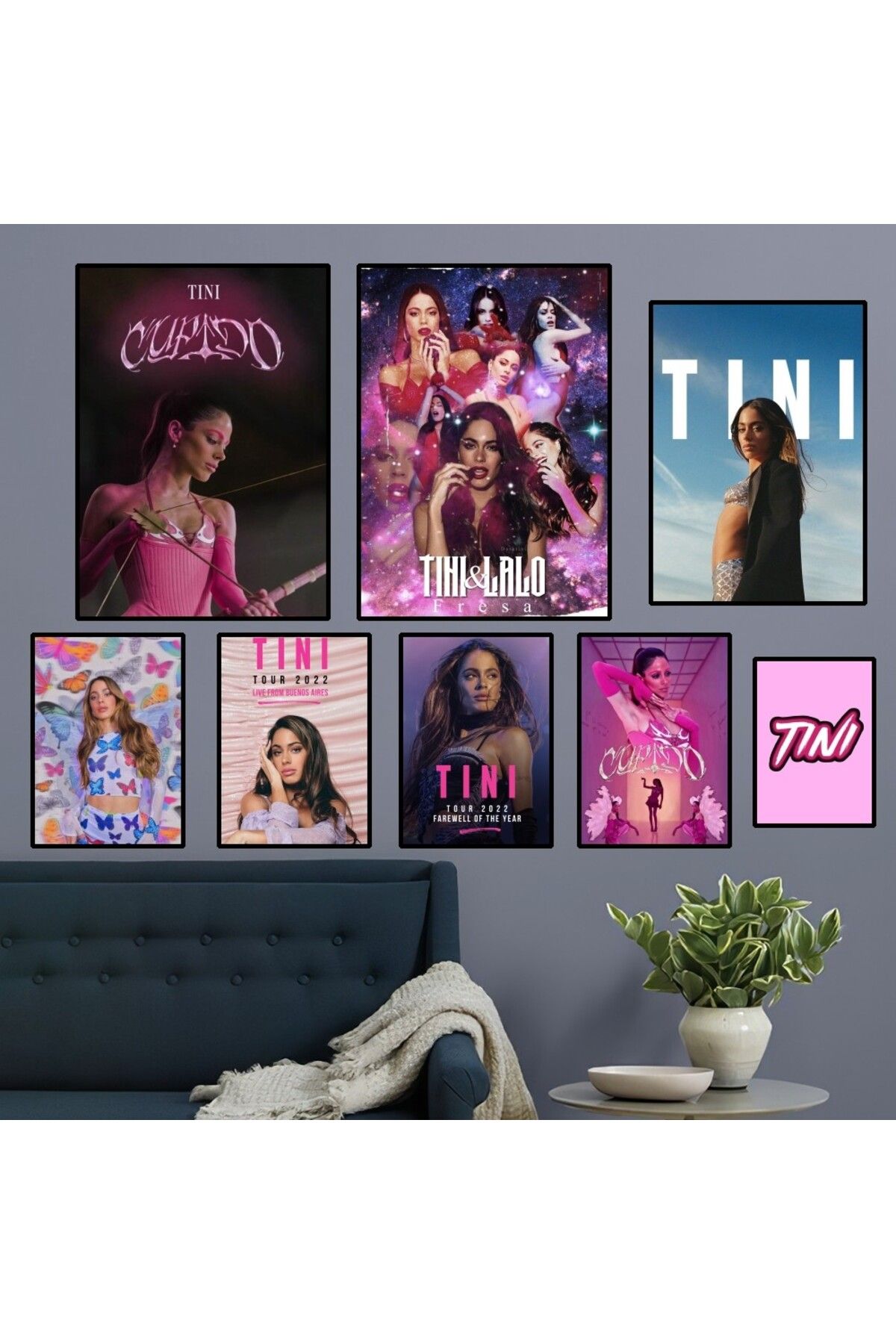 Choice-Martina Stoessel TINI Poster Home Room Decor Livingroom Bedroom Aesthetic Art Wall Painting Stickers 2