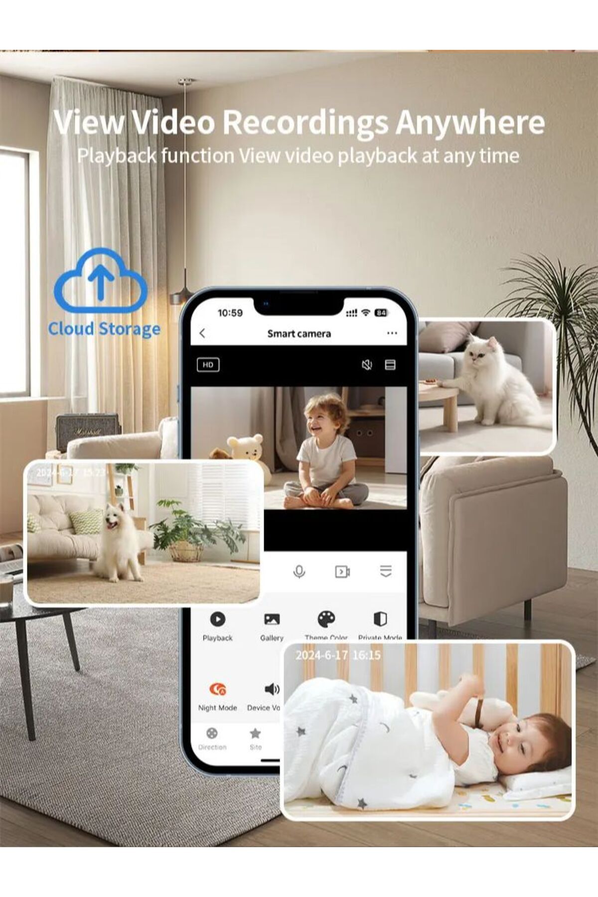 Choice-Tuya Smart WIFI 360 Camera 2-Way Voice Intercom Indoor Wireless Video Surveillance Cameras Smart ... 7