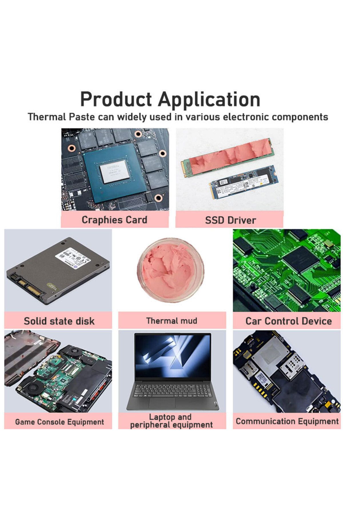 UPSIREN-Thermal Putty UTP-8 For VGA GPU IC Processor Rapid Cooling Thermal Pad Replacement Heat B... 6