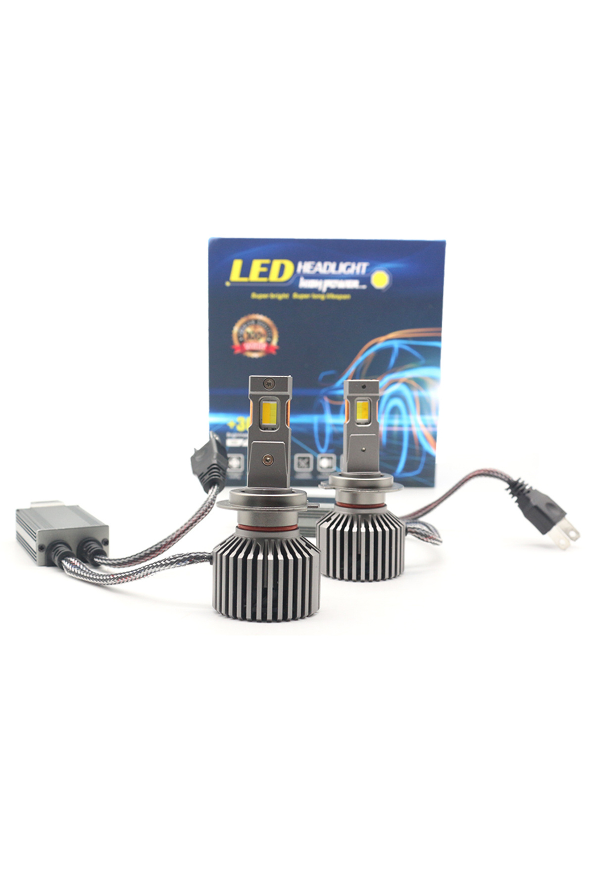 Choice-120W 3Color LED Headlight H4 H11 H7 9005 9006 LED Color Changing Fog Light Bulb HB3 HB4 Led Bulb ... 1