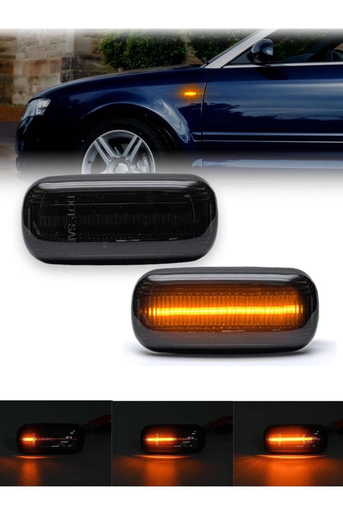 Choice-8E0 949 127 8E0949127 LED Dynamic Side Marker Light Turn Signal Light For Audi A3 S3 8P A4 S4 RS4... 8