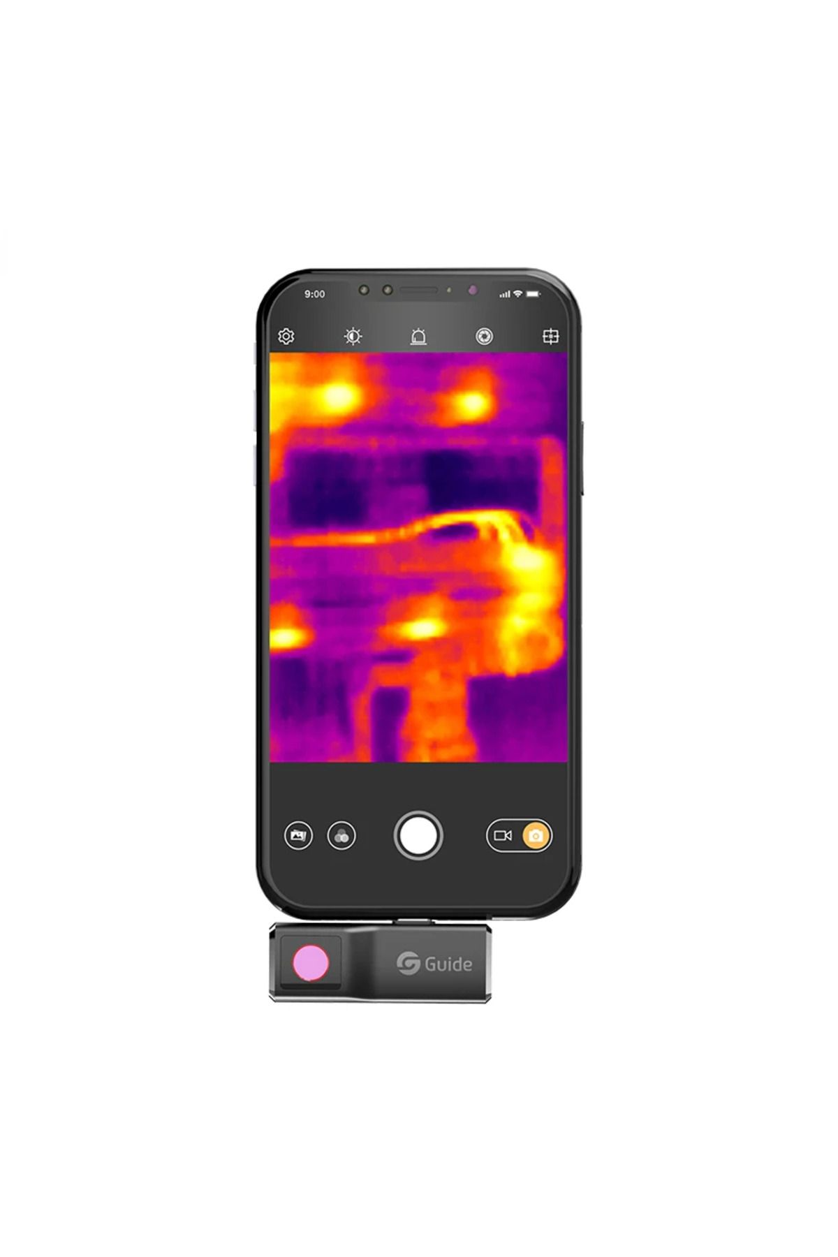 Choice-Guide Mobir Air Thermal Imaging Camera for iPhone & Android Phone Infrared Thermal Imager Inspect... 3