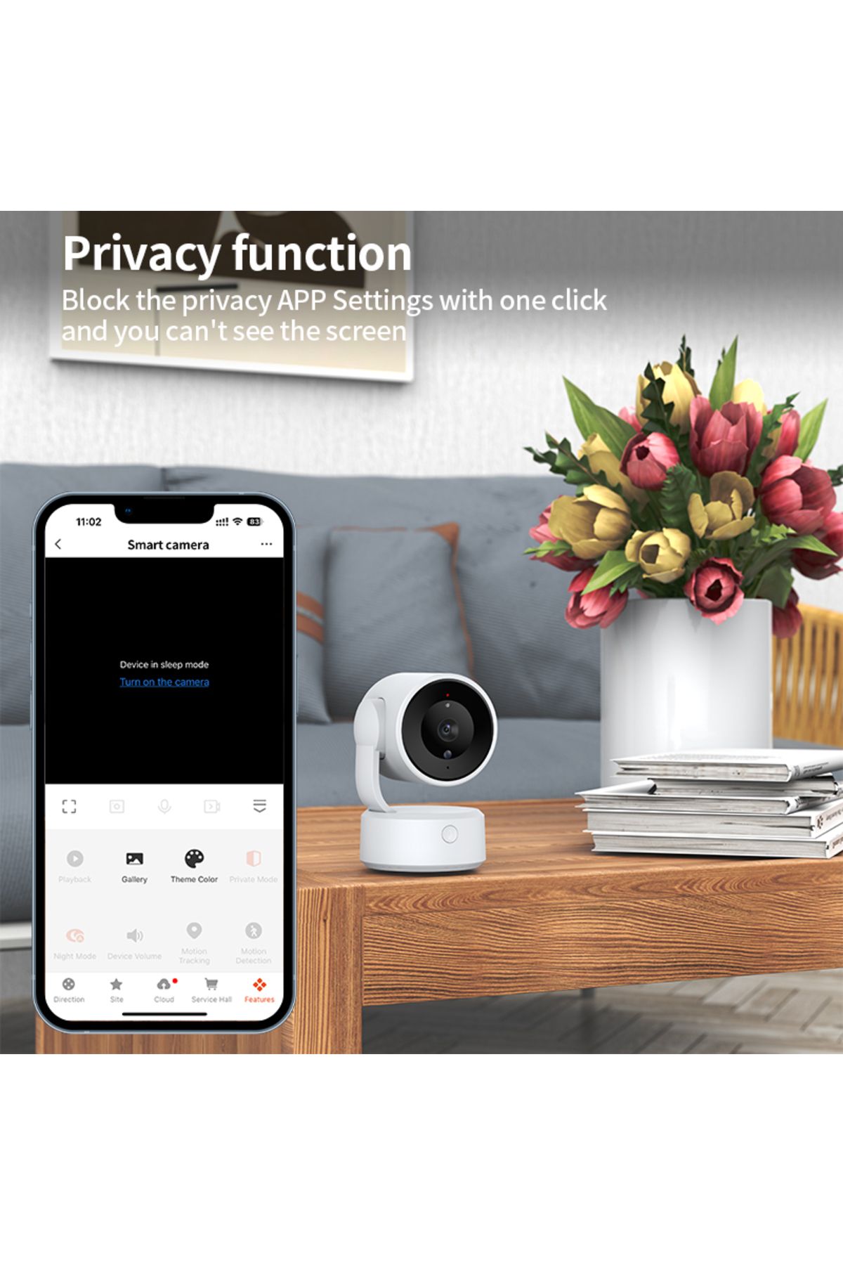 Choice-Tuya Smart WIFI 360 Camera 2-Way Voice Intercom Indoor Wireless Video Surveillance Cameras Smart ... 5