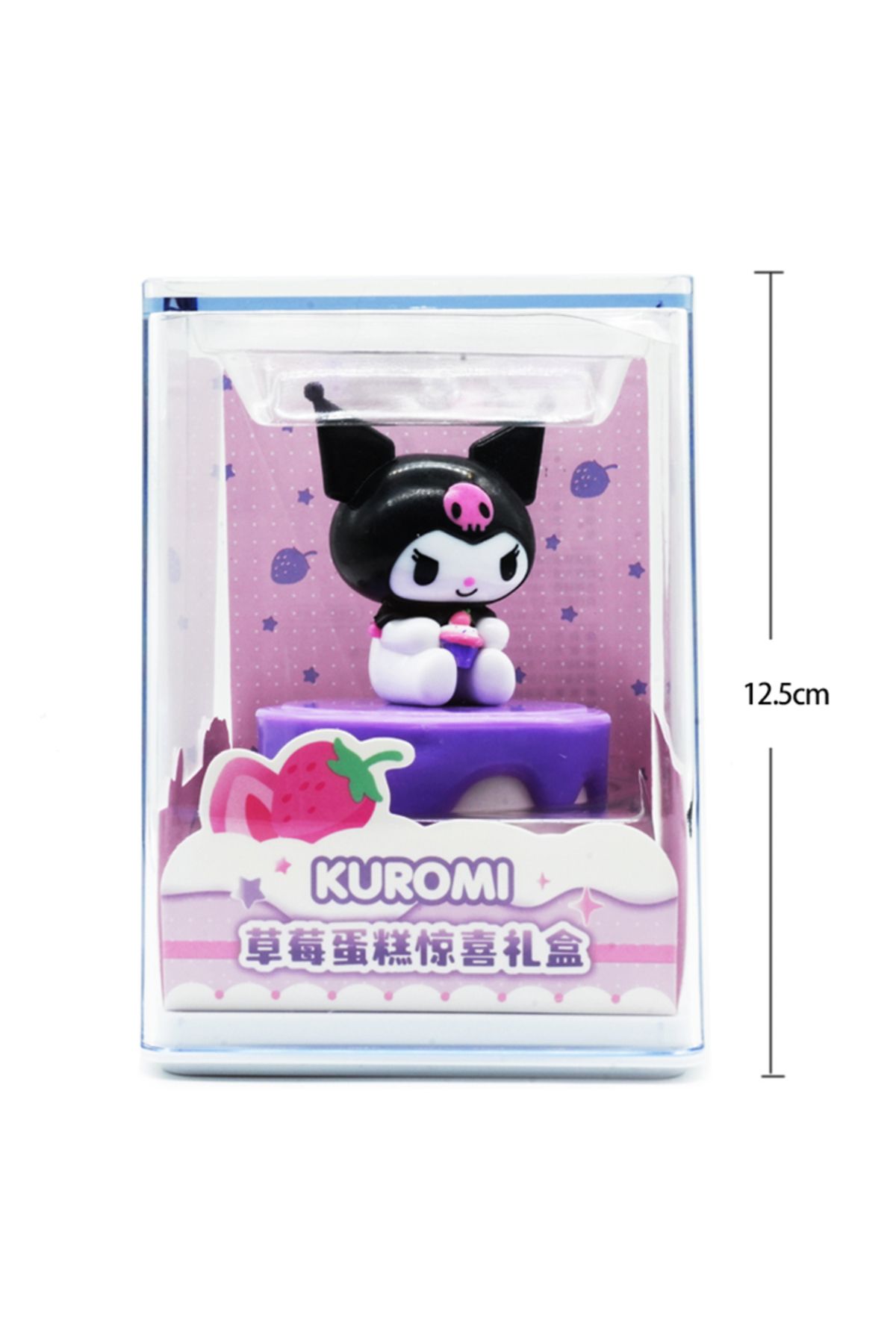 Choice-6pcs Genuine Sanrio Strawberry Cake Surprise Gift Box Tide Play Blind Box Kuromi Hello Kitty Cinn... 5