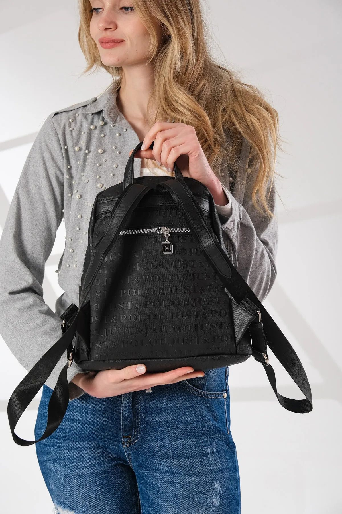 Just Polo-Women's 9 Compartment Backpack 6