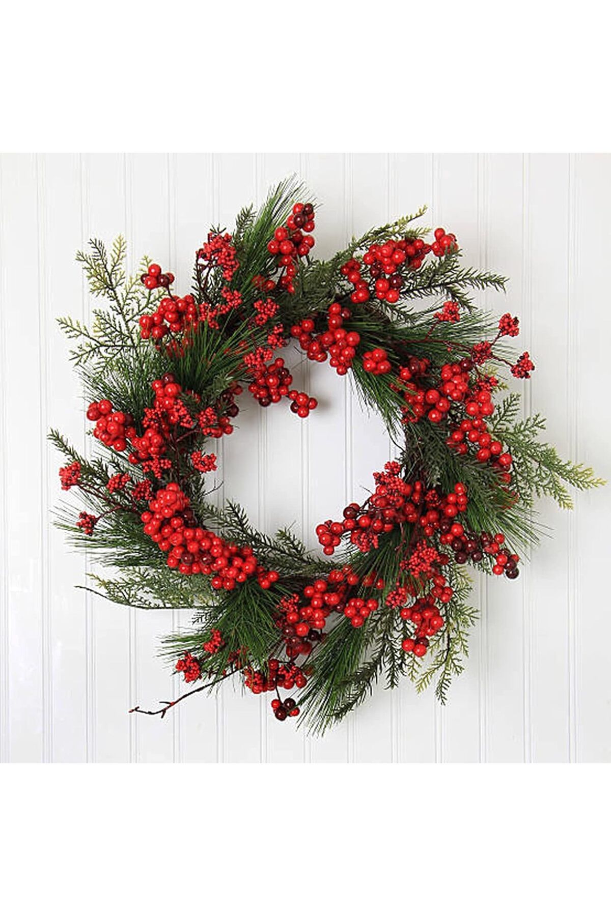 Yenigeldi-1Pc 30cm Handmade Kokina Red Berry Christmas Ornament, Home Party Winter Christmas Christmas Ornament 4