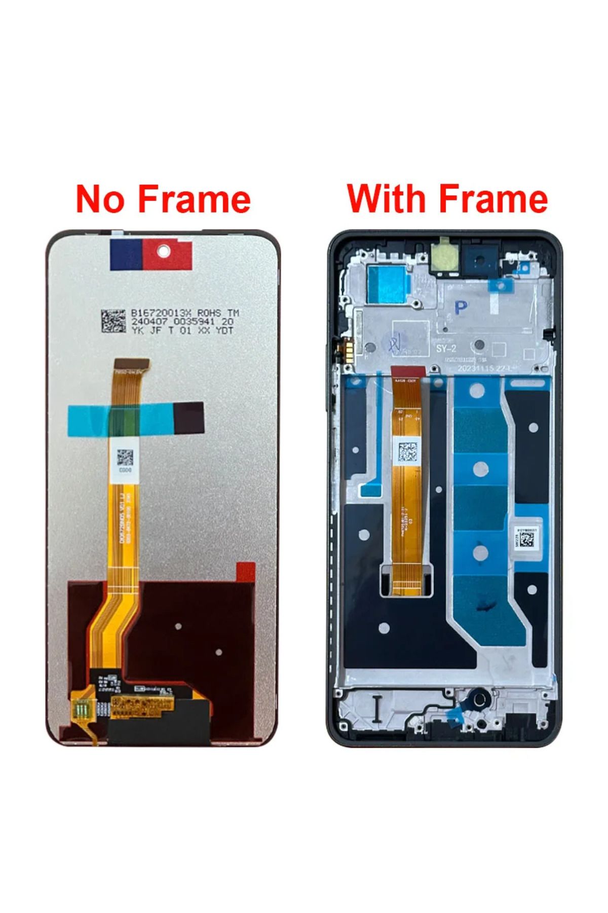 Choice-6.72'' For Realme C67 4G RMX3890 LCD Display With Frame Touch Screen Digitizer Assembly For Realm... 3