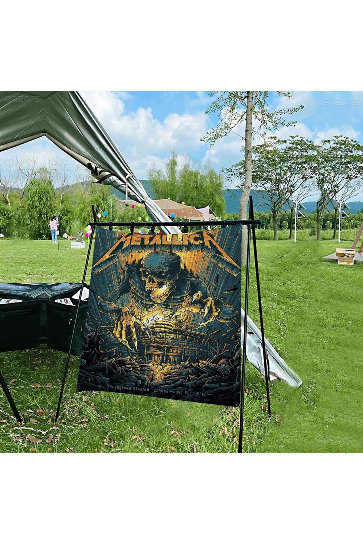 Choice-Band M-METALLICA Banner Art Printing Japanese Wall Flag Anime Wall Hanging Home Decor 6
