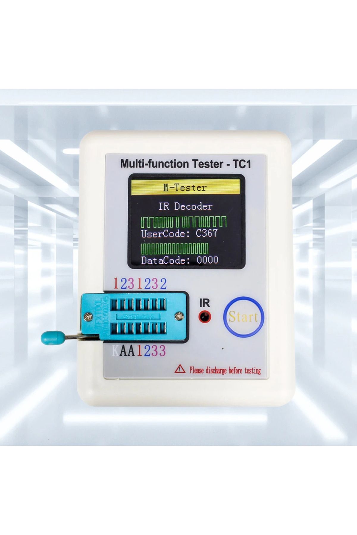 Choice-LCR TC1 1.8 Inch TFT LCD Display Multimeter Transistor Tester Diode Triode Capacitor Resistor Tes... 6