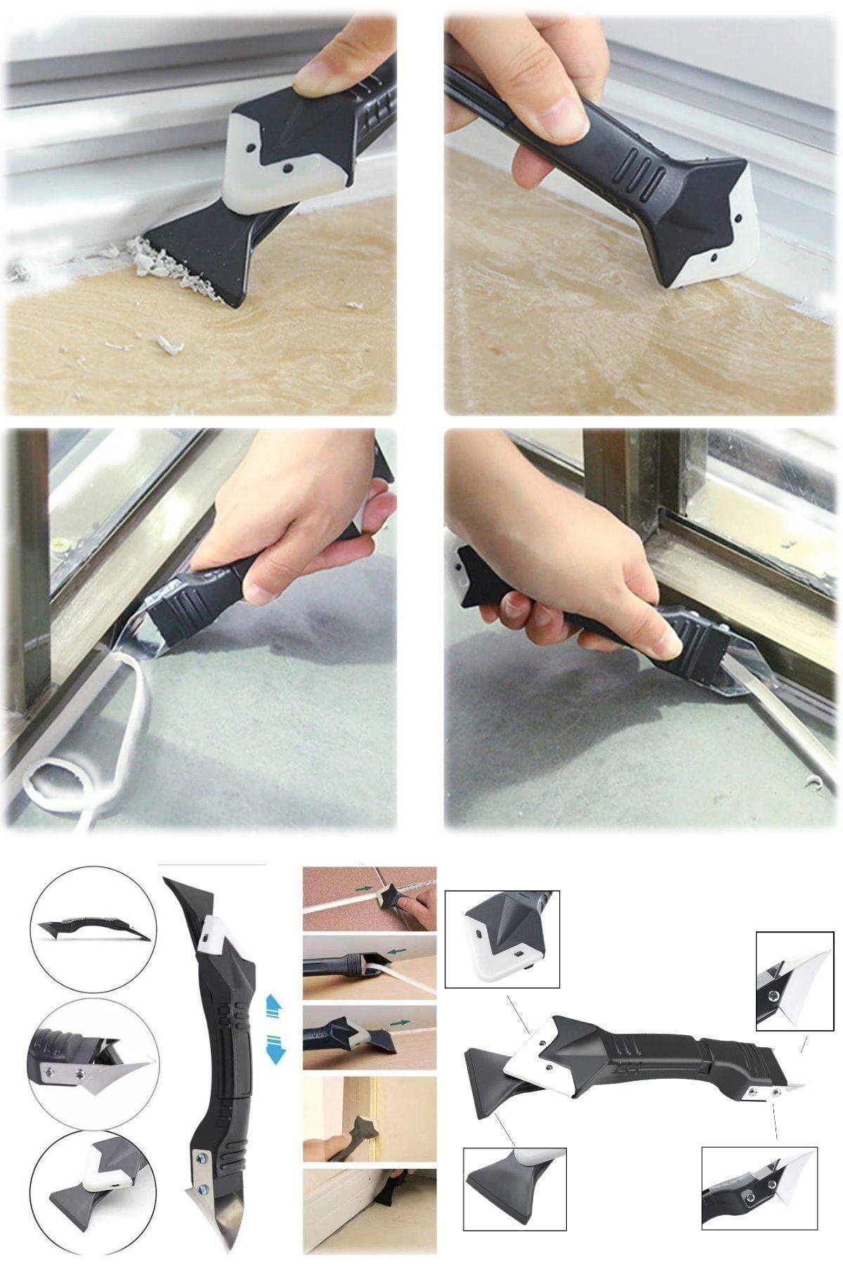 TAŞTAN TİCARET-3 in 1 Easy Apparatus - Scraper and Applicator for Smart Joint Filler, between Tiles 4