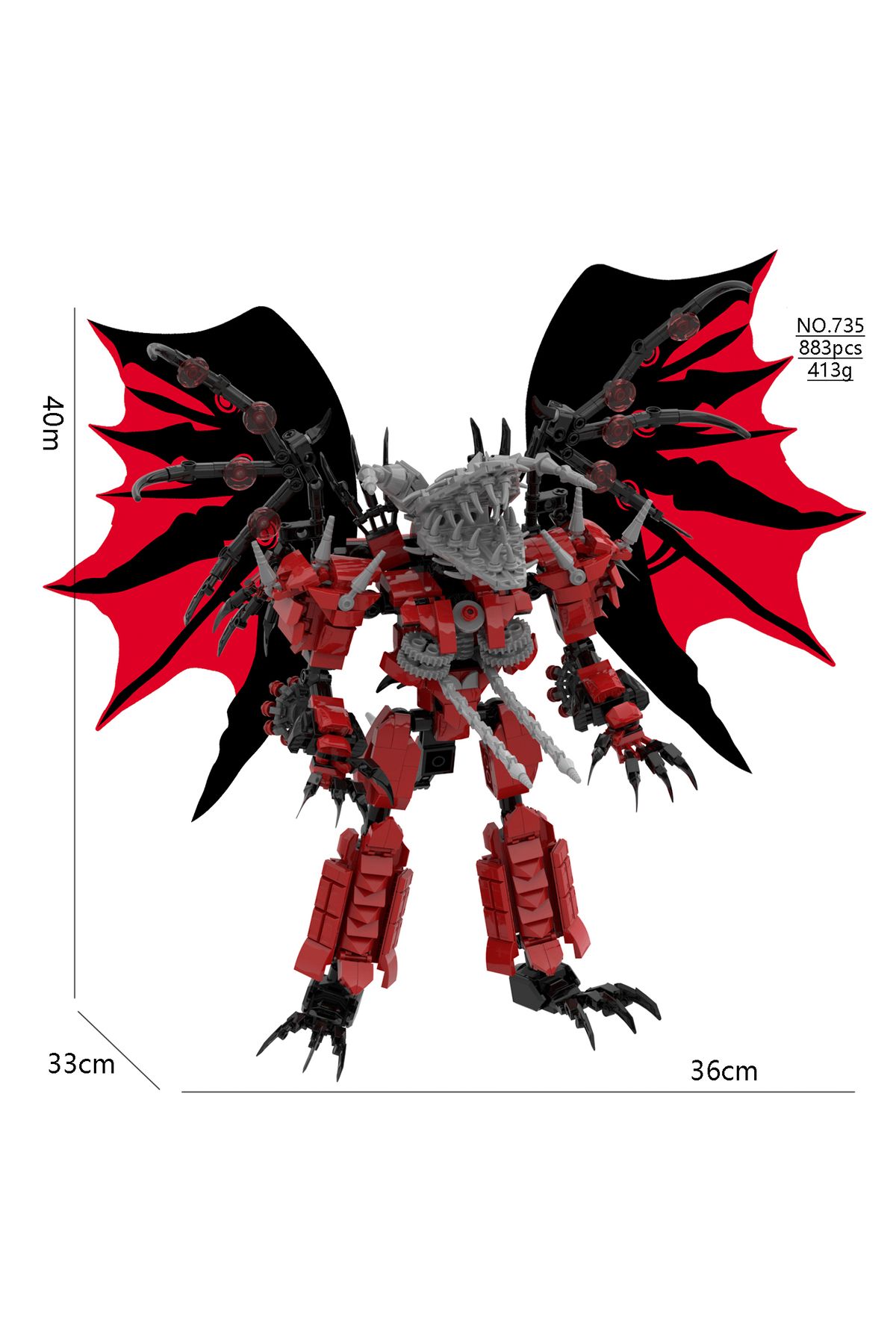 Choice-Skibidi Toilet Building Blocks Dragon Titan Drill Man Toys for Kids Christmas Gift Tvman Camerama... 4