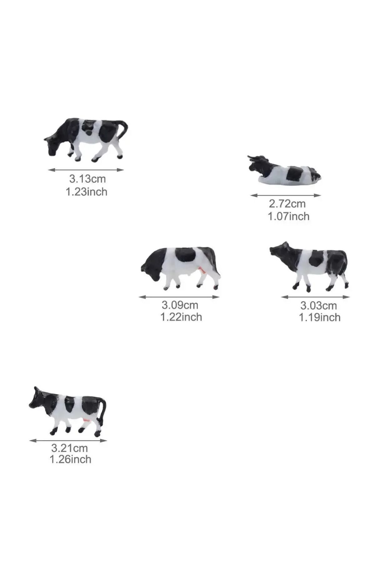 Choice-Ho Ho And N Scale Model Cows Miniature Farm Animal Model Cow For Model Railway Layout Different Diff 1
