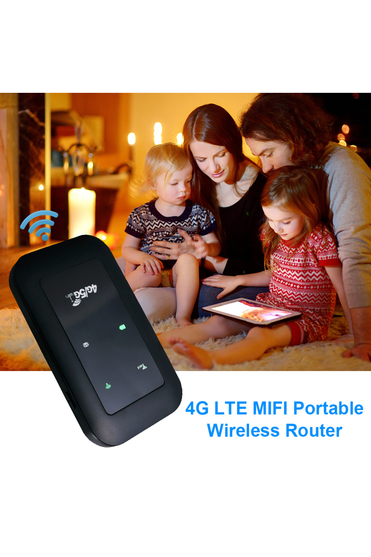 VKTECH-4G WIFI Router Portable Pocket WiFi Repeater 3G/4G LTE Wireless Router with SIM Card Slot Mini Ou... 7