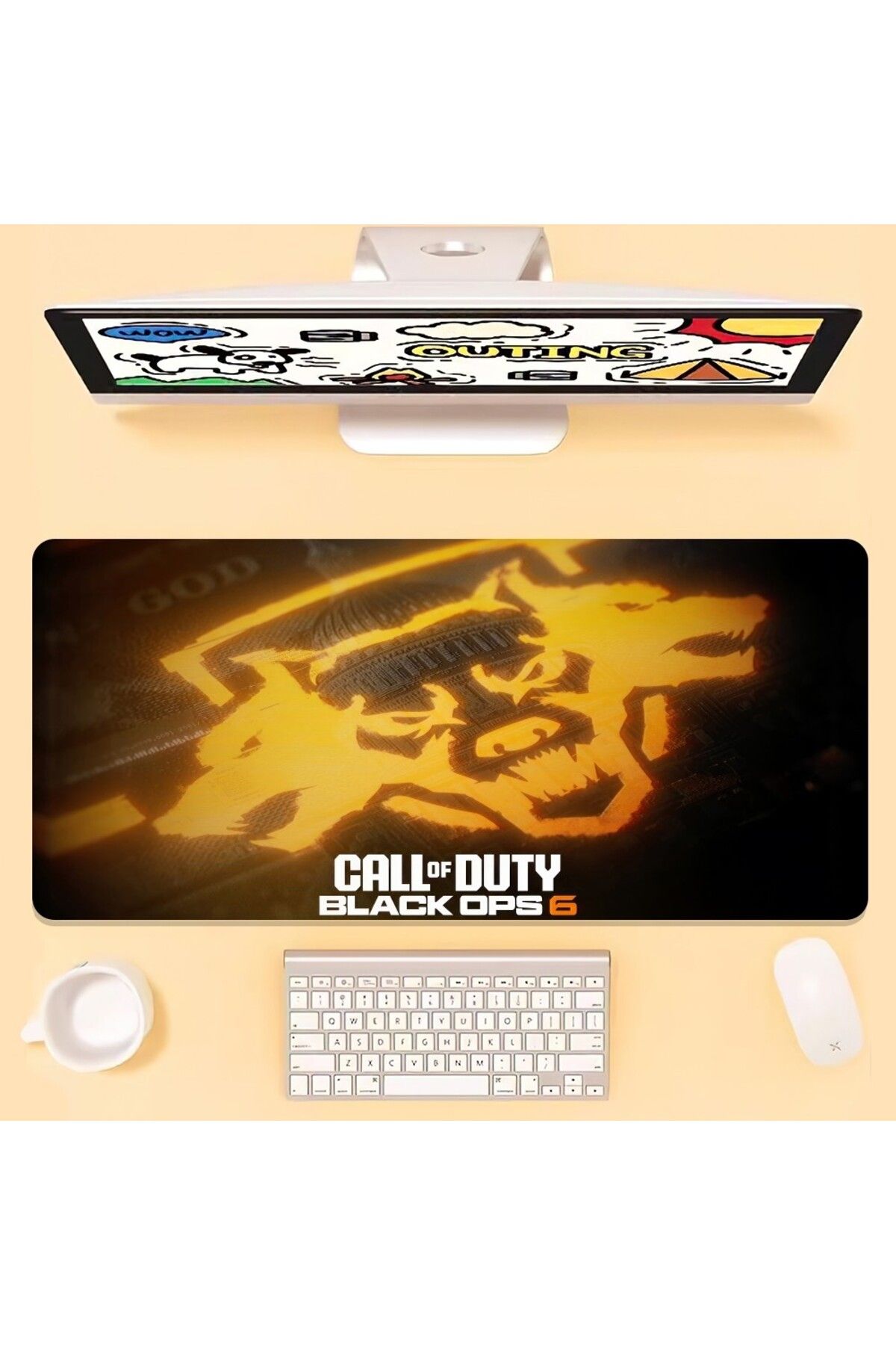 Choice-Game C-Call of Duty Black Ops 6 Mouse Pad Office Large Small Computer PC Keyboard Rubber Game Ant... 4