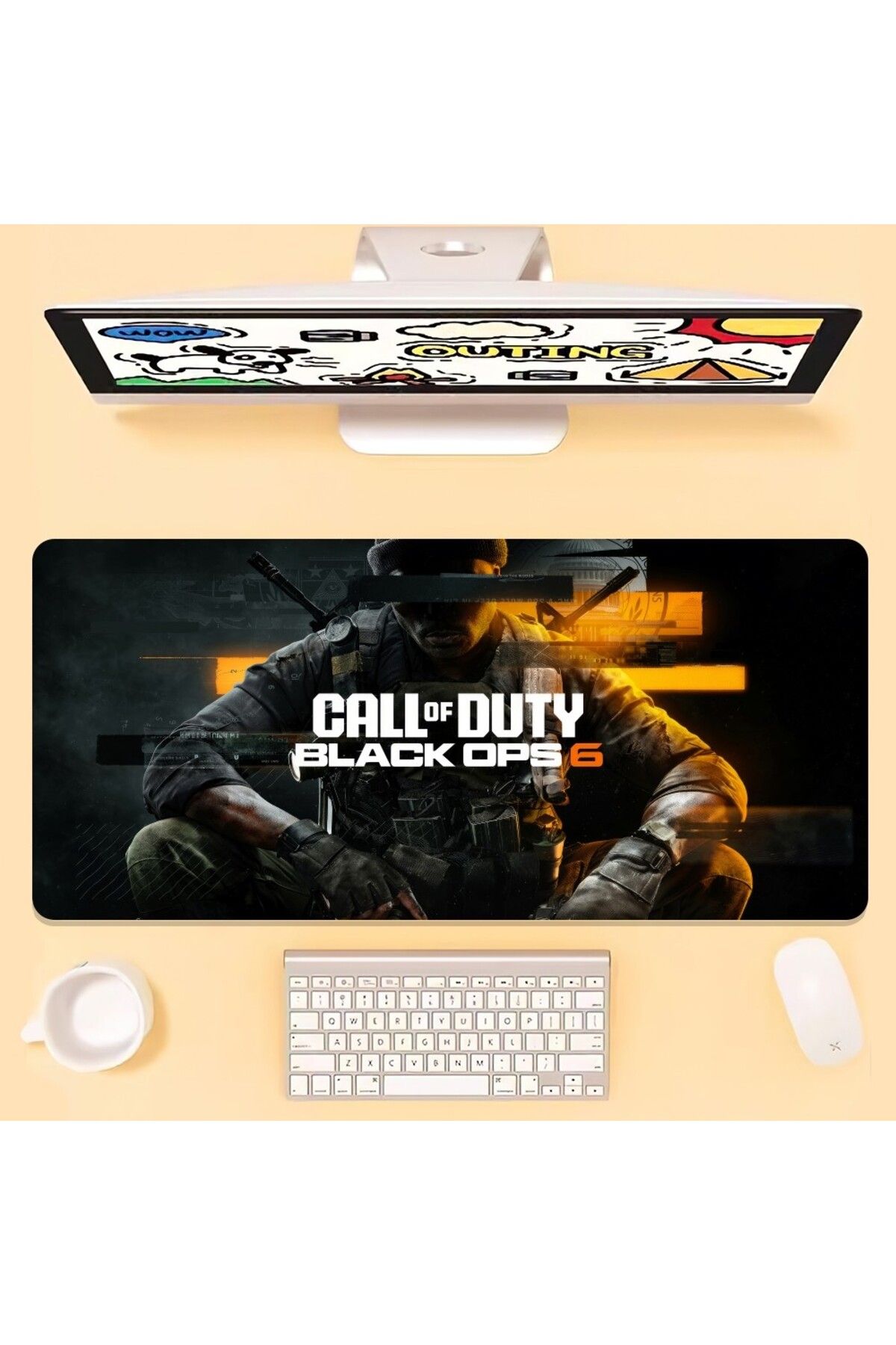 Choice-Game C-Call of Duty Black Ops 6 Mouse Pad Office Large Small Computer PC Keyboard Rubber Game Ant... 3