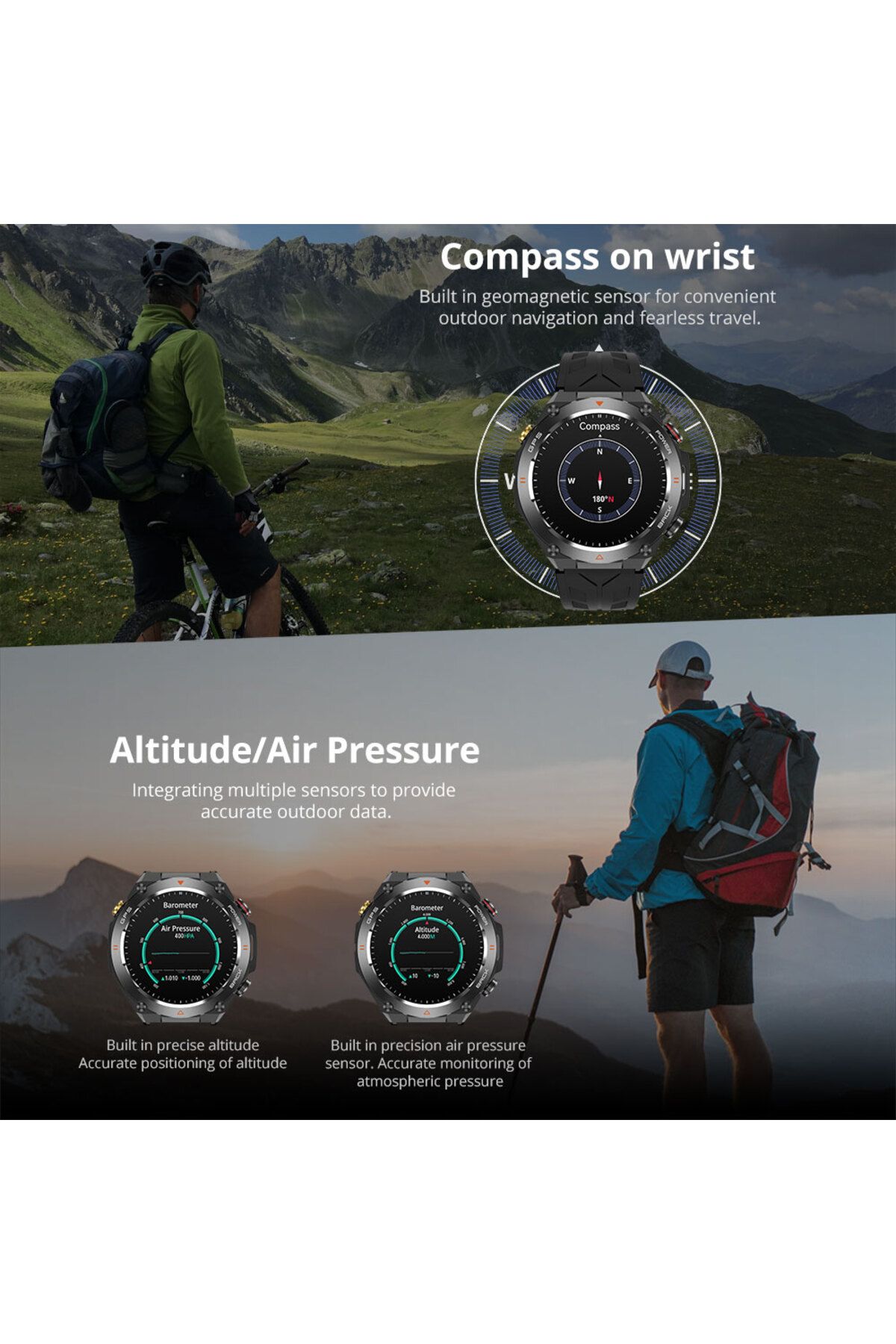 Choice-2024 COLMI V75 GPS Smart Watch 1.45" Ultra HD Display Built-in GPS & Compass Make/Receive Phone C... 4