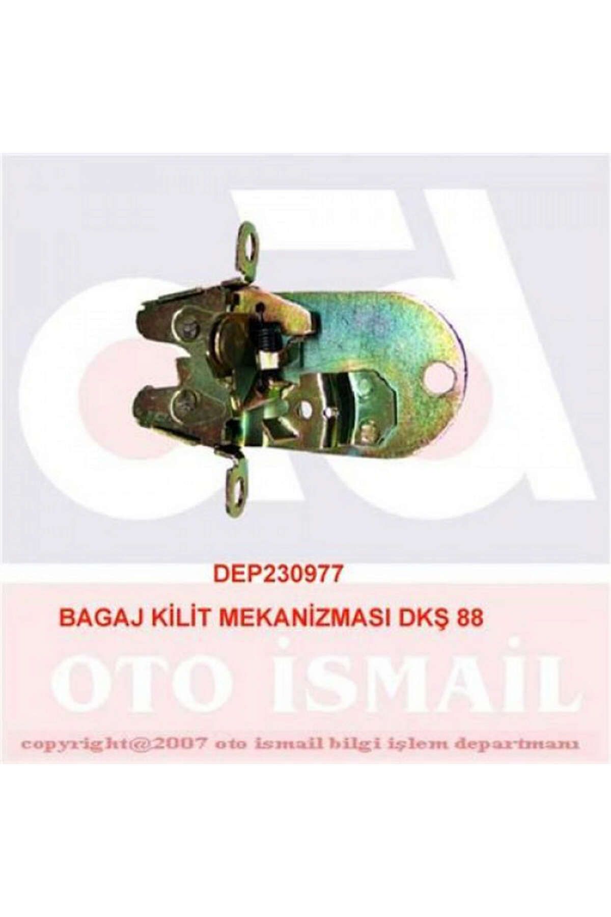 Genel Markalar BAGAJ KİLİT MEKANİZMASI DKŞ 88 GNZRZ